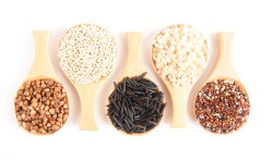Image de différentes céréales saines